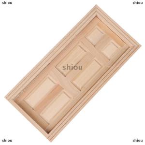 [COD] shiou 1 12 Dollhouse thu nhỏ 6 Bảng điều chỉnh nội thất cửa gỗ tự làm phụ kiện nội thất