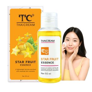 ไทยครีม โทนเนอร์เช็ดผิว มะเฟือง น้ำตบ ฝ้า เอสเซ้นส์ toner ใช้ทำ toner pad thaicream star fruit essence