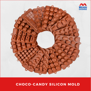 CSM-004 Migadu Non-stick Chocolate and Candy Tray and Other DIY Silicone Mold Hearts Design