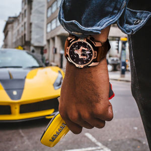 (OFFICIAL 3 Yrs WARRANTY)Reef Tiger/RT RGA3503 Rubber Strap Waterproof Luminous Calendar Monthly Calendar Annual Calendar Automatic Mechanical Mens Sports Watch