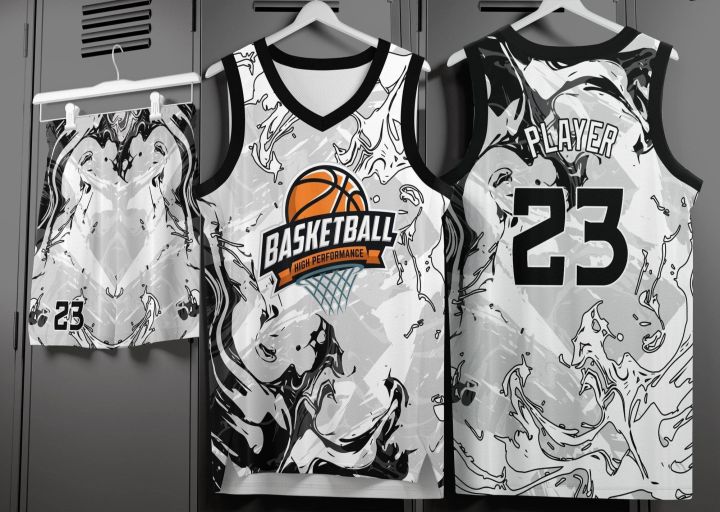 Jersey design hot sale basketball white