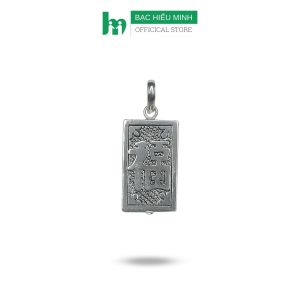 Mặt Dây Chuyền Nam Hộp Đựng Pùa Chữ Phúc Bạc Hiểu Minh MDN029S
