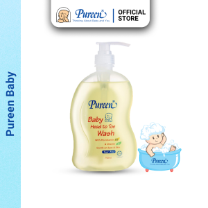 Pureen Baby Head-To-Toe Wash with Pro-Vitamin B5 & Vitamin E 750ml bottle