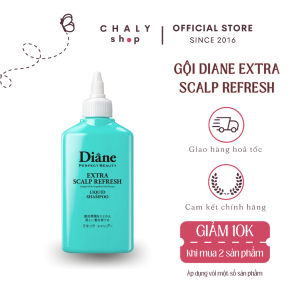 Dầu gội tẩy tế bào chết da đầu Diane Perfect Beauty Extra Scalp Refresh Liquid Shampoo 240ml Nhật