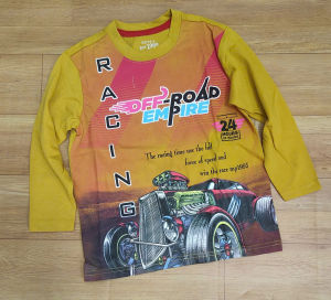 Bộ Sưu Tập Áo Thun Cotton Tay Dài Cho Bé Trai Họa Tiết Đa Dạng Phong Cách Thời Trang