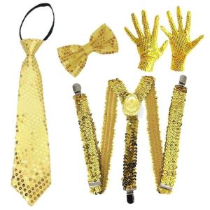 Breathable Disco Dance Gloves Fashion Accessories Stage Use Practical Polyester Fabric Costume Outfit