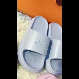 [Free Shipping] 2026 New WomenS EVA Thick-Soled Height-Increasing Letter Pattern Versatile Outdoor And Home Open-Toe Sandals For Women