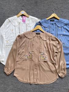 BLOUSE NADIN ROMPI BORDIR /ATASAN WANITA