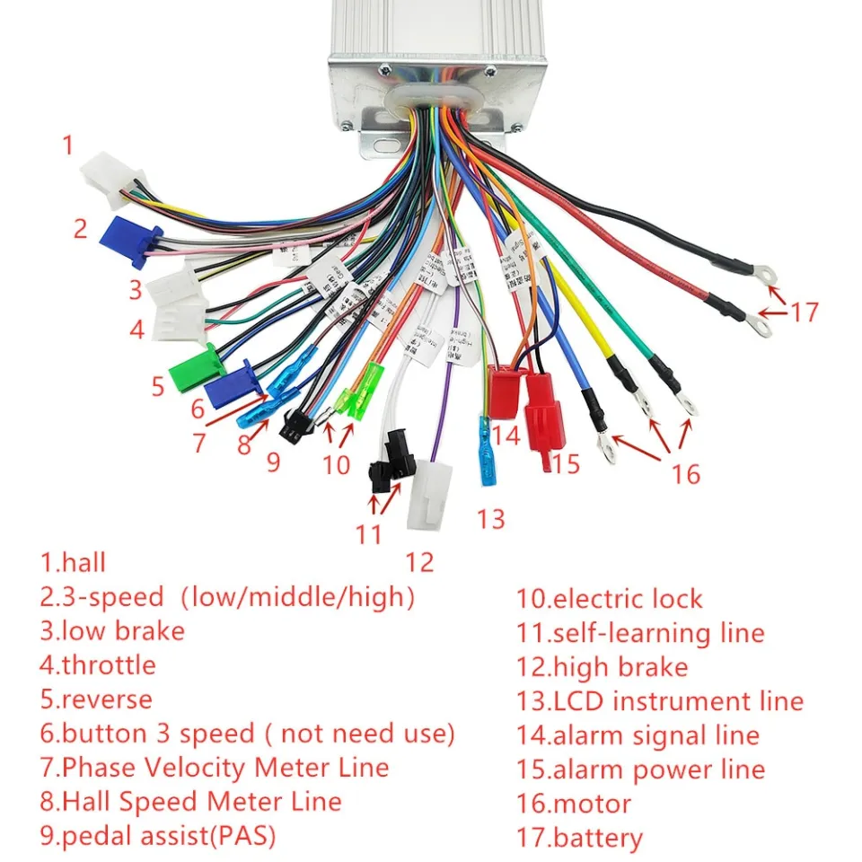 Wiring Daymak Ebikes Daymak Driver Brushless Motor Controller