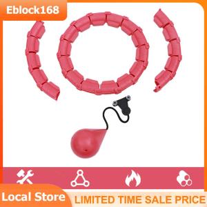 2Pcs 24 Sections Weighted Circle with Auto-Spinning Ball Fitness Ring Detachable Weighted Ring for Weight Loss