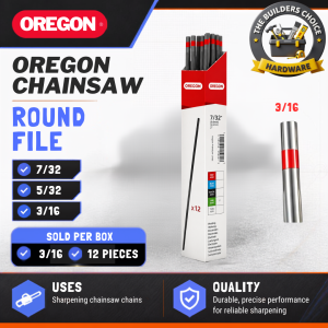 12PCS /BOX ORIGINAL OREGON/STIHL ROUND FILE/KIKIL 3/16 & 7/32 CHAINSAW SHARPENER