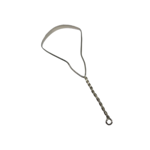 Combo 3 Dụng cụ cạo lưỡi tròn inox cầm tay-Dụng cụ vệ sinh răng miệng(4x9cm)