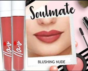 no.01 nude lipstik creamy cream halus lembut wangi tahan lama tidak nempel dibotol ORI merawat kelembaban bibir