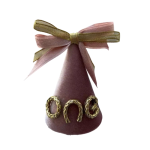 Soft Velvet Birthday Hat Cosplay Accessory Star Magical Wand Bowknot Headwear Props for Kids Party Celebration