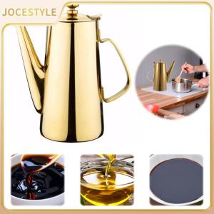 Stainless Steel Tea Kettle Non- Slip Handle Cold Water Kettle Large Capacity Water Jug Wide Mouth for Coffee Tea Juice