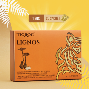 Edibee Tiger Milk Mushroom + Vitamin C  (20 Sachets x2g) kid supplement kids supplements 鼻敏感 虎乳芝 immune immunity