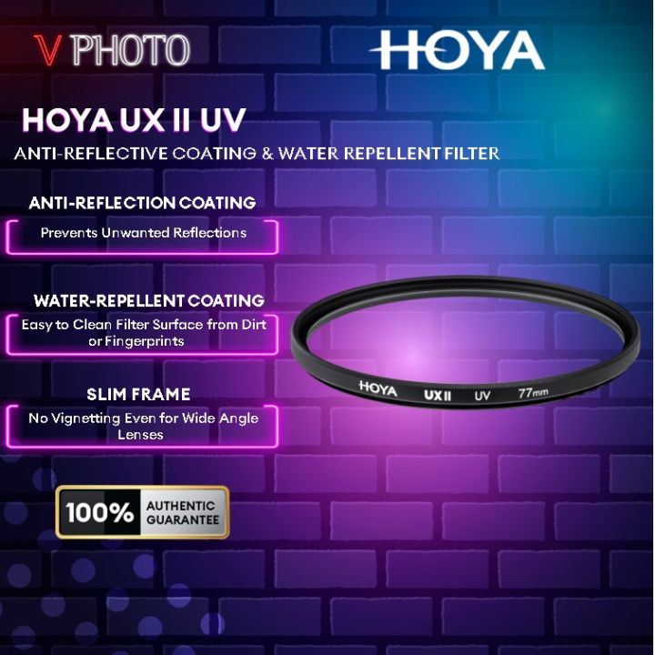 Hoya UX UV II 82mm - - Before 23:59, delivered tomorrow