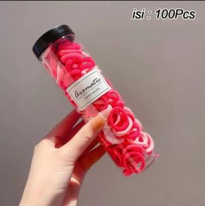 SHOPHOME - Ikat rambut anak perempuan lucu 1 set Box 100PCS fashion korea Free Tumblr KCR19