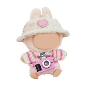 Interactive Doll Accessory Knitwear Sweater and Plush Hat Set For Anime Doll Display Roleplaying Event Dressingup Suit
