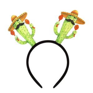 Hair Hoop Summer Theme Eye-catching Hair Hoop for Pedlars Luau Headwear Parades Photo Props Stage Performence