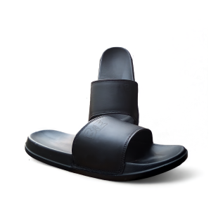 Bie - Sandal Slop Bie Up Genzha Series Blue In 1st Gen Black