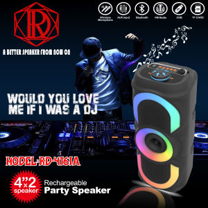 portable multi-functional Bluetooth Speaker dual 8W strong tone TWS/USB/ radio with color light The battery has a large capacity and a long battery life
