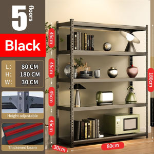 3/4/5/6 Layers All-Metal Shelf Rack Steel Rack Organizer rack For Kitchen Adjustable stainless rack