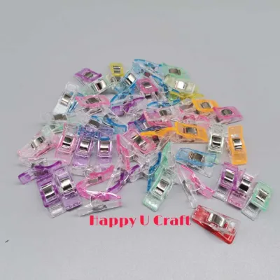 Penyepit Kain Untuk Jahit /Sewing Quilting Clip For fabric Crafting Clamp (10pcs/20pcs/30pcs per packet Mix Color)