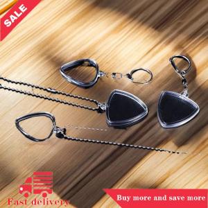 [COD] Guitarist lưu trữ guitar chọn hộp bộ sưu tập rõ ràng chủ Keyring Túi hình trái tim chọn kích thước trường hợp phụ kiện âm nhạc