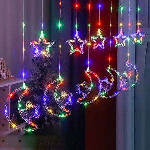 4M 8modes hari raya lights LED Fairy lights outdoor Waterproof Curtain hari raya light LED Light raya light decoration lights
