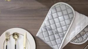 36"x7.5" Double Oven Mitt Heat Resistant Potholder Double Oven Glove for Handling Hot Pots Extra Long for Kitchen Cooking Baking