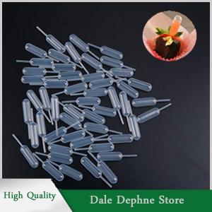 [Dale Dephne] 100pcs Plastic Squeeze 4ml Transfer Dropper Disposable Pipettes For Cupcake