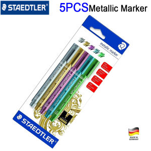 Staedtler  8323 metallic Marker pen  Drawing Write DIY cards  5pcs/Set