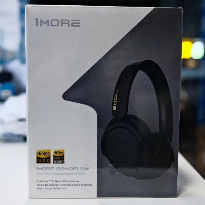 1MORE SonoFlow-Pro Auriculares con cancelación de Ruido - HQ51 Auriculares Bluetooth con LDAC