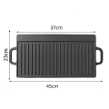 Cast Iron Double Sided Griller or Outdoor barbecue frying pan Baking Tray. 