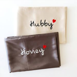 Premium Silk Soft Satin Pillowcase 2 Pieces Comfortable Cooling Zipless Envelope Closure