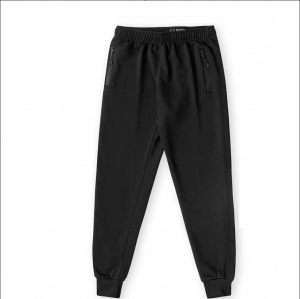 Quần jogger nam thun POLY xịn sò có khóa túi phong cách thể thao với họa tiết trơn có big size 3xl đến hơn 90kg