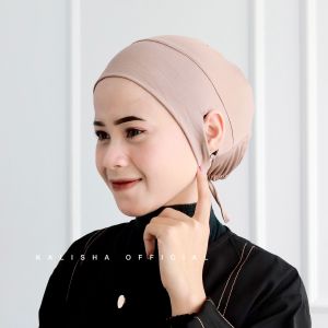 Kalisha - Ciput Tali Karet Jersey (Dalaman Hijab Ciput Anti Budeg Lubang Telinga)