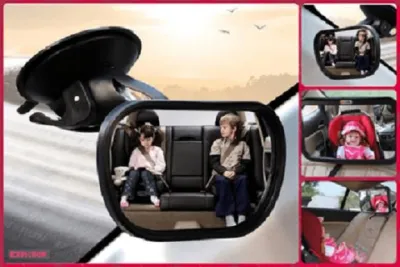 instock! children Car rear view mirror car monitoring wide angle baby view monitor driving
