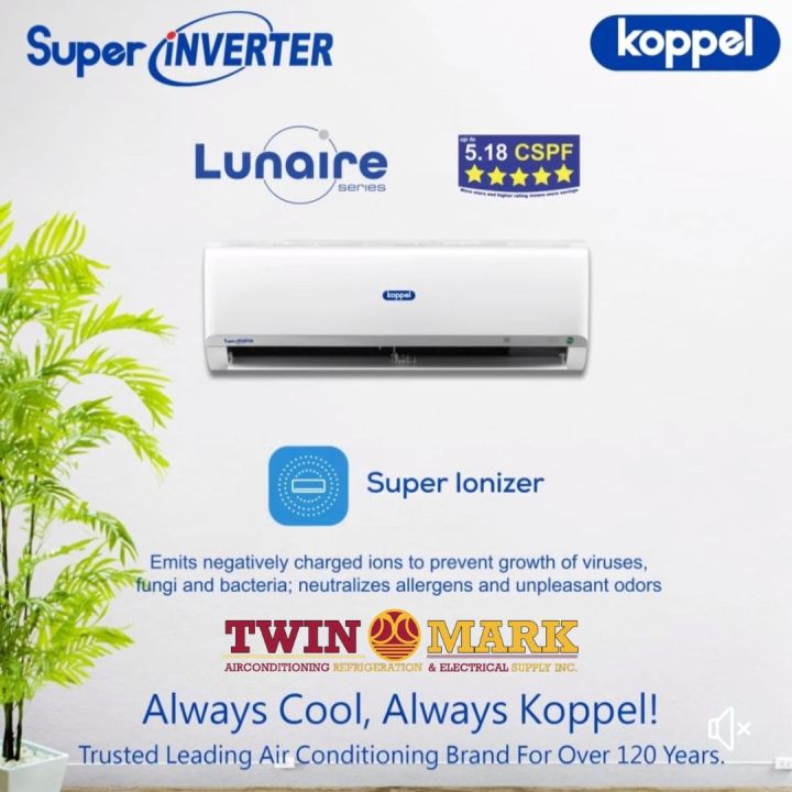 1 5hp Koppel Super Inverter Lunaire Split Type Aircon Lazada Ph