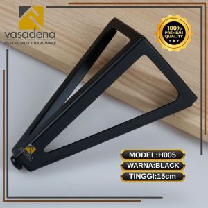 H005 Kaki Sofa Gold dan Matt Black 15cm / Kaki Besi Premium / Kaki Sofa stainless / Sofa Leg / Nakas
