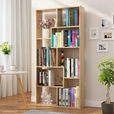 Kệ Sách Gỗ Để Sàn Đa Tầng Nhiều Ngăn - Kệ chữ U Tiện Ích Sang Trọng