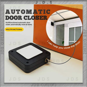Door Closer Punch-Free Automatic Door Closers For Drawers Rawstring Door Closer Bracket [1.2m & 1000g] Penutup Pintu Automatik | FREE Screws Door auto close & tutup，弹簧推拉门 自动关门器 闭门器 F05