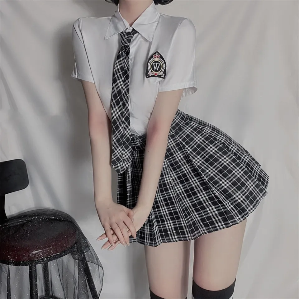 Sexy Japanese Cosplay Anime Costume Women Lingerie Role Play School Girl  Pleated Skirt Uniform Sex Suits Woman Erotic Underwear | Lazada.co.th