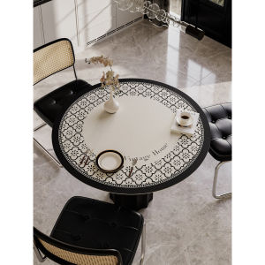 Taplak Meja Bundar Aesthetic Leather Kulit/Taplak Meja Premium Quality Waterproof Ketebalan 1.2mm Anti Lecet