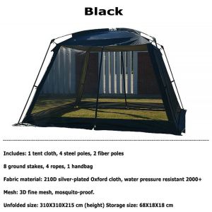 Outdoor canopy tent for 8-10 people mosquito net living room tent mountainhiker