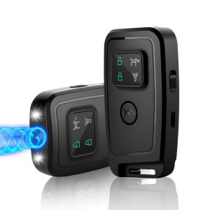Ultrasonic Dog Repeller Rechargeable Type C LED Flashlight Lock Switch Outdoor Dog Deterrent