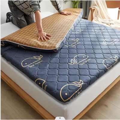 Bed Mattress Topper Foldable Double Sided Use Mattress Single Double Queen King Kids Bed Foam