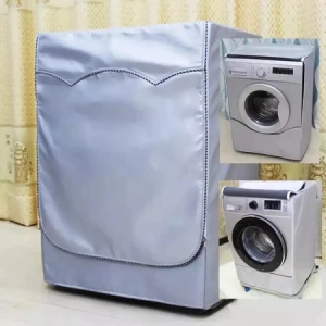 Washing Machine Cover Topload Frontload Protection Dust Proof Waterproof Durable Protable Solid Zipper Design Front Loading Anti Corrosion Waterproof Home Dryer Protectors Oxford Cloth