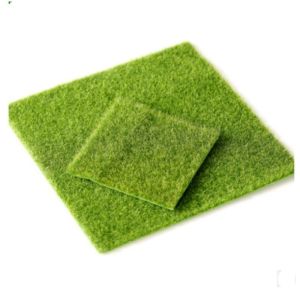 Thảm Cỏ Giả Bằng Nhựa Dùng Để Trang Trí Bể Nuôi Cá Kích Thước 15x15cm và 30x30cm Phụ Kiện Trang Trí Tiểu Cảnh